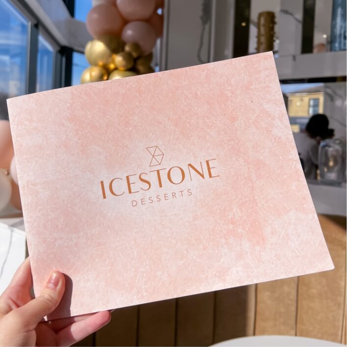 Icestone Menu